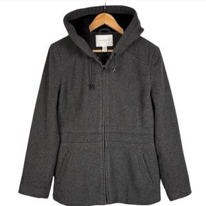 Jaclyn Smith Wool Hooded Coat